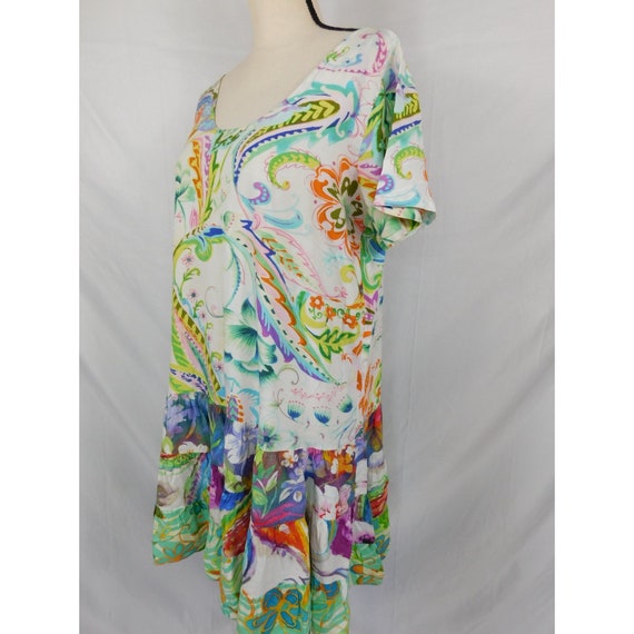 Vintage Jams World Island Hop Floral HAWAII DRESS… - image 2