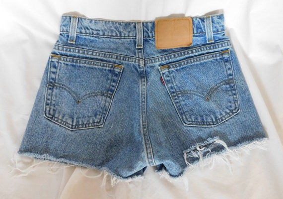 Vintage High Waist Levi's 505 Distressed Denim Mo… - image 4