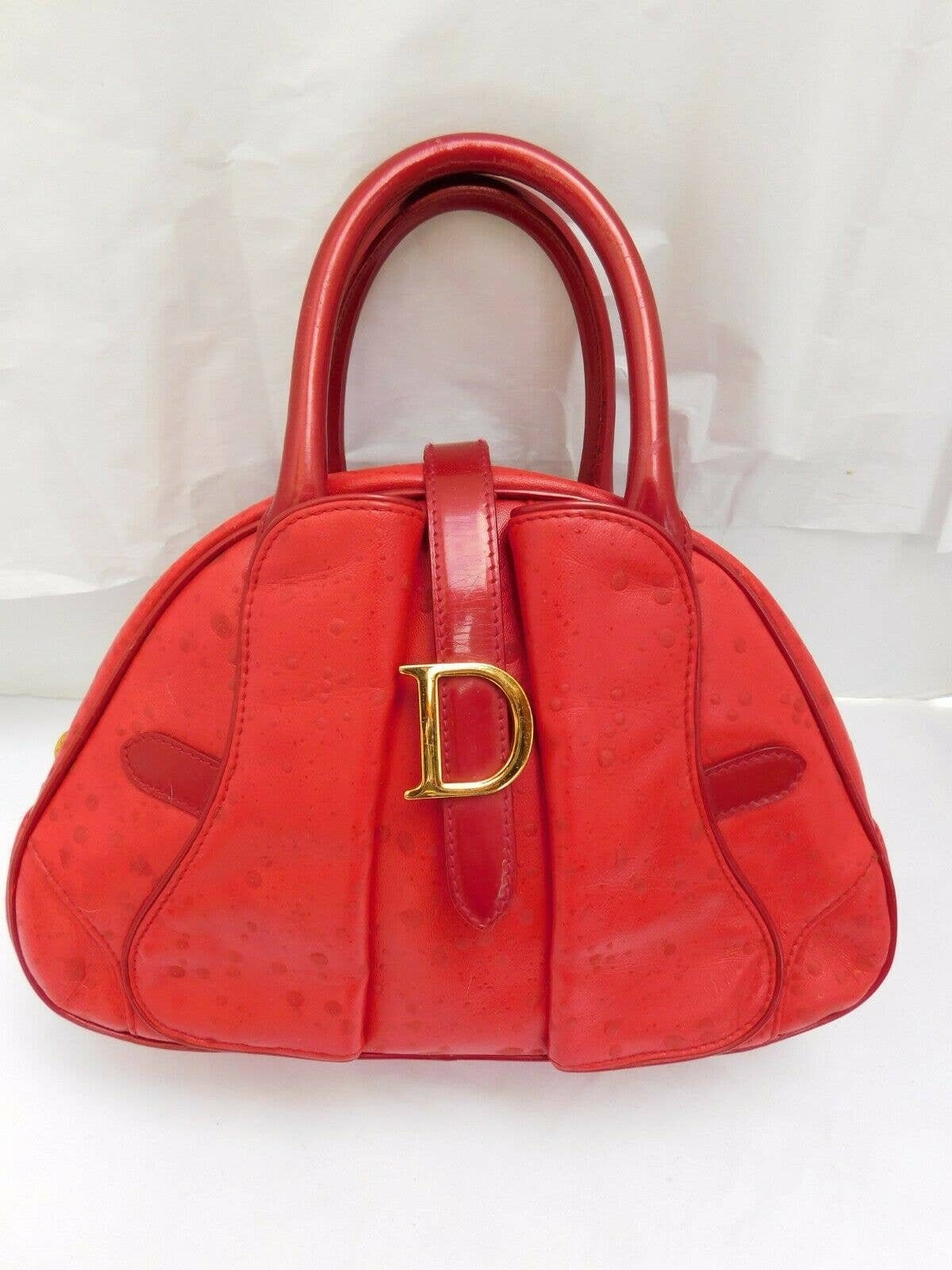 Christian Dior Vintage Saddle Bag Embroidered Satin Medium Multicolor 727111