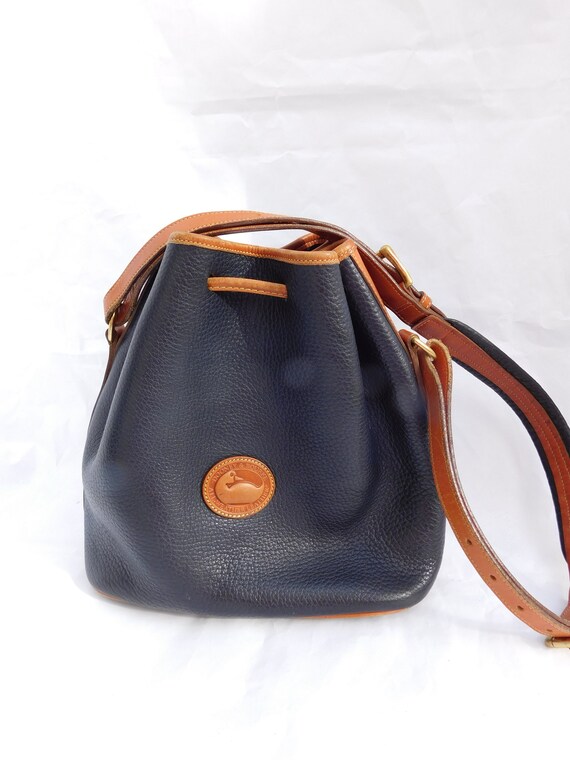 dooney and bourke drawstring bucket bag vintage