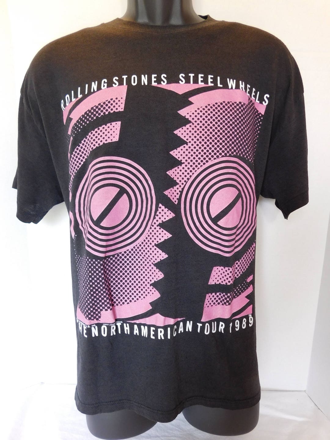 1989 Vintage Rolling Stones Steel Wheels The North American Tour 