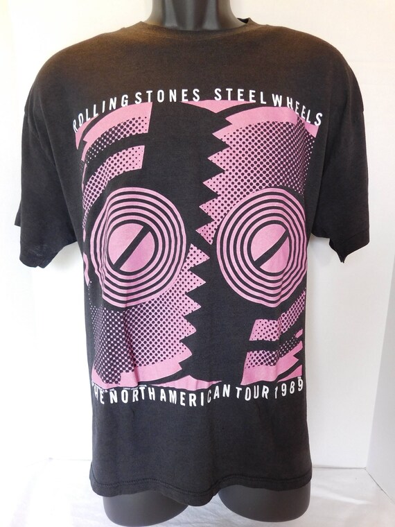 1989 Vintage Rolling Stones Steel Wheels The Nort… - image 1