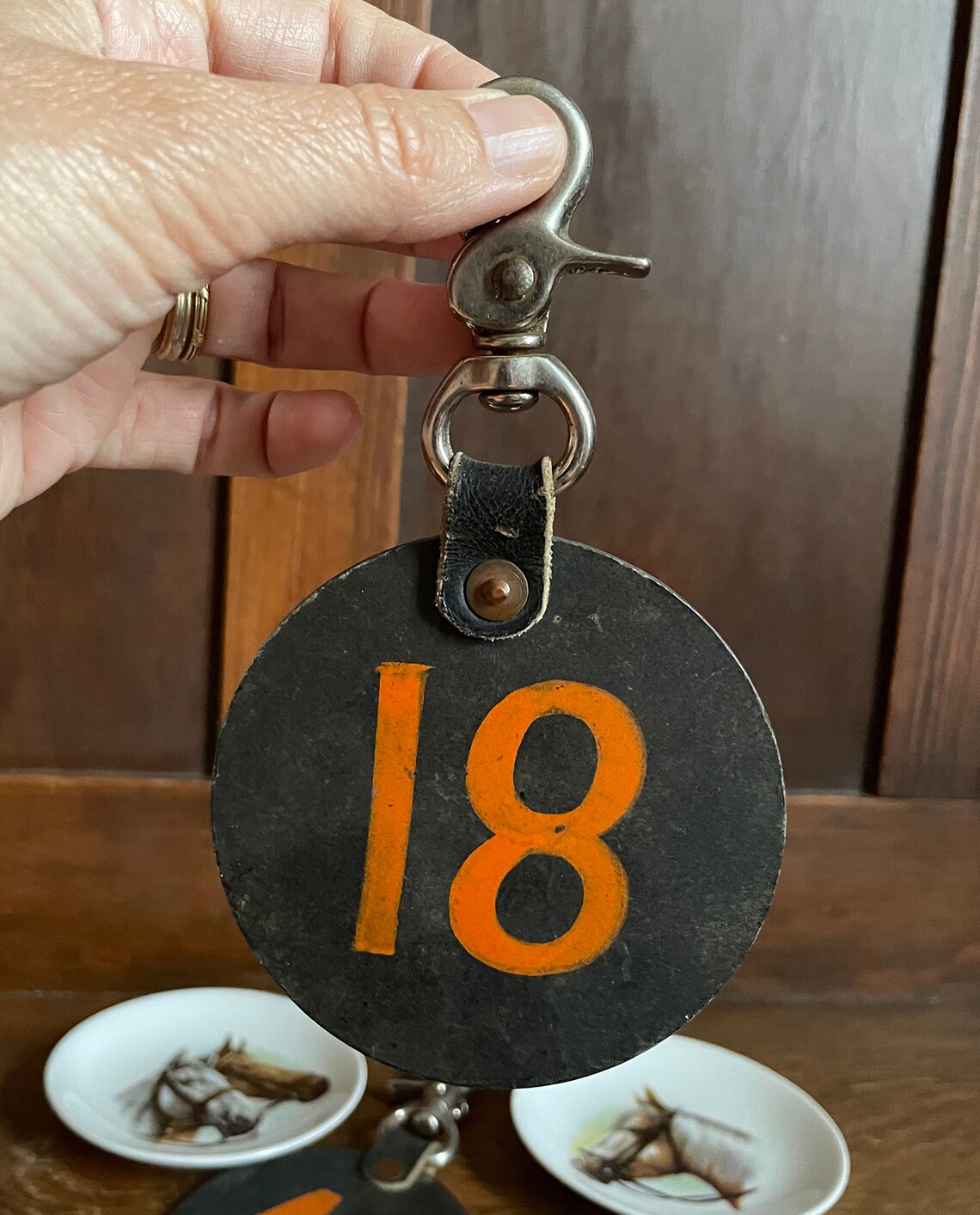 Vintage HORSE Bridle Numbers HandPainted Equestrian Gift Etsy