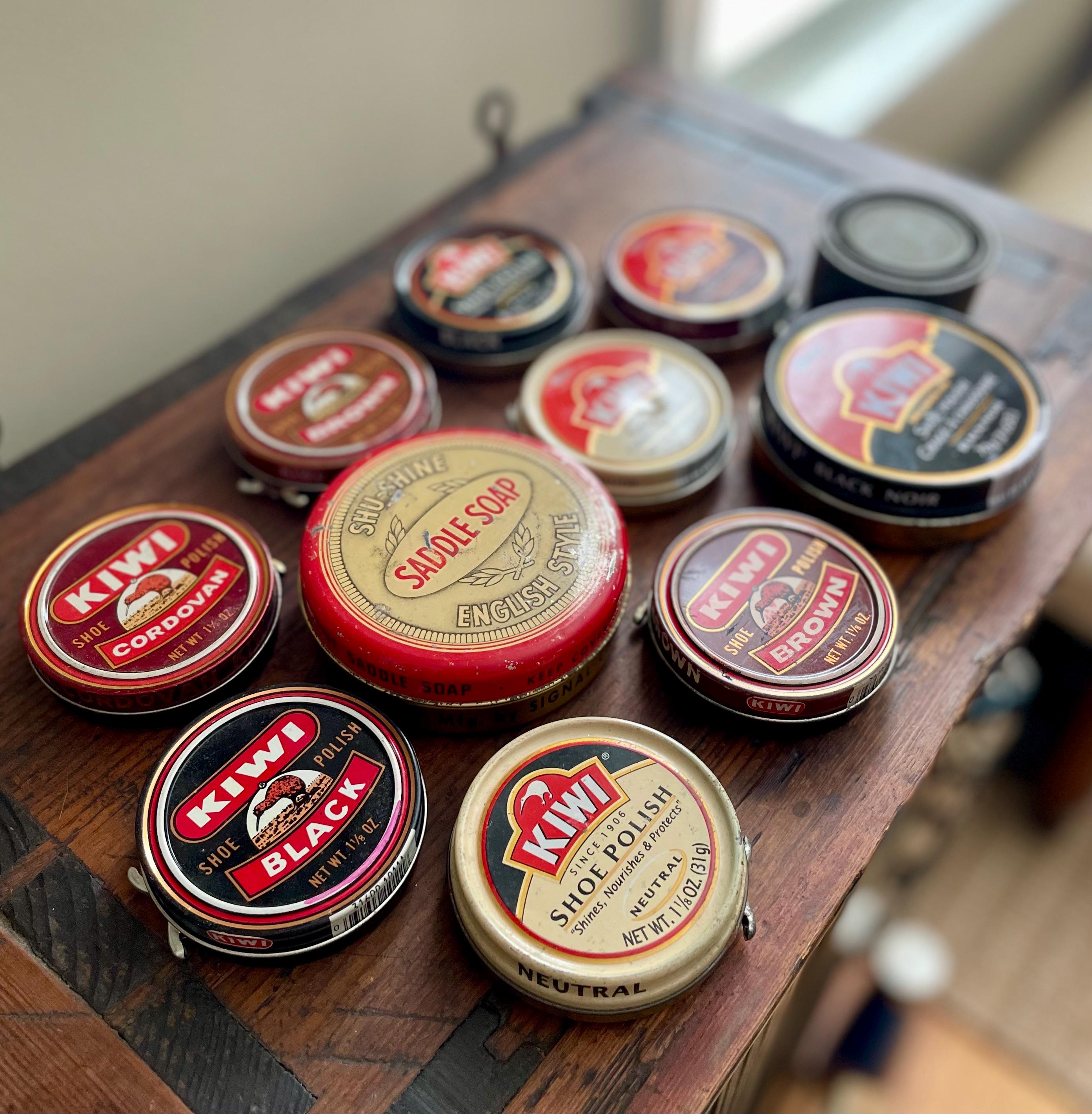 Vintage Shoe Polish Tin - Etsy