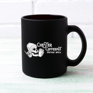 Black Coffee Mug; Goonies Chester Copperpot; Coffee Mug