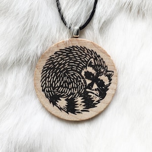 Sleeping Raccoon Necklace,Personalized Raccoon Necklace,Raccoon Jewelry,Raccoon Pendant,Raccoon Wearable,Raccoon Charm,Raccoon Jewelry