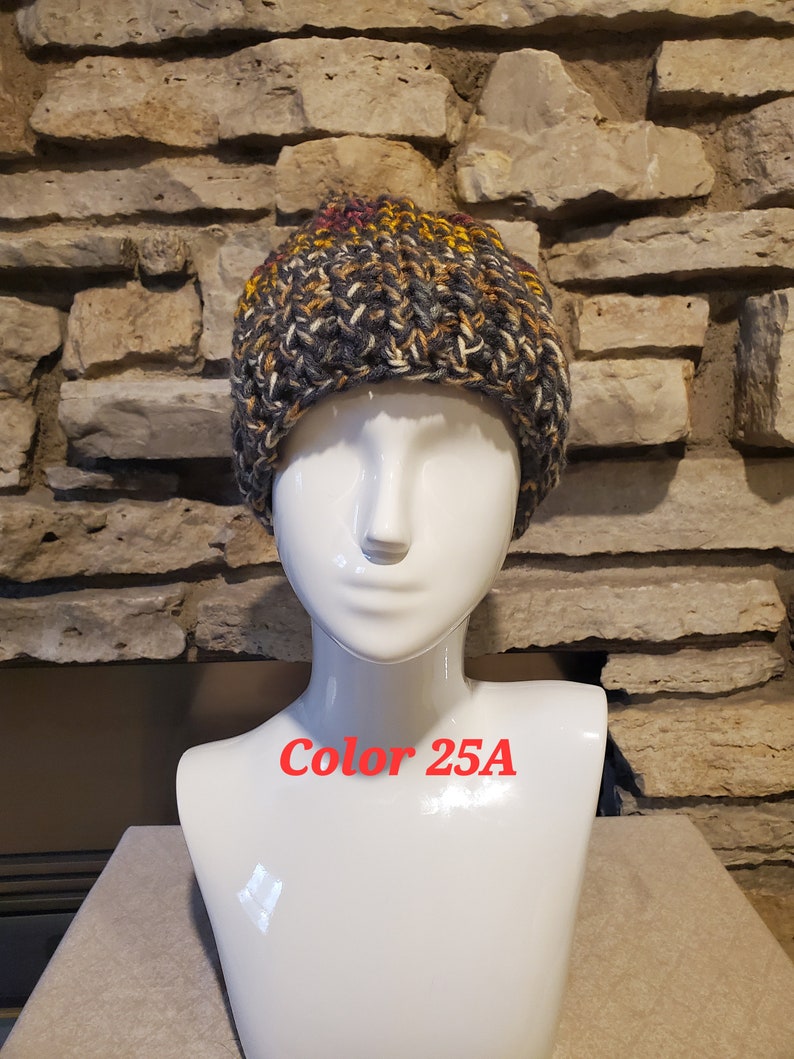 Scrap Beanie/scrap Yarn Hat/crochet Beanie/unique One of a Kind Hat
