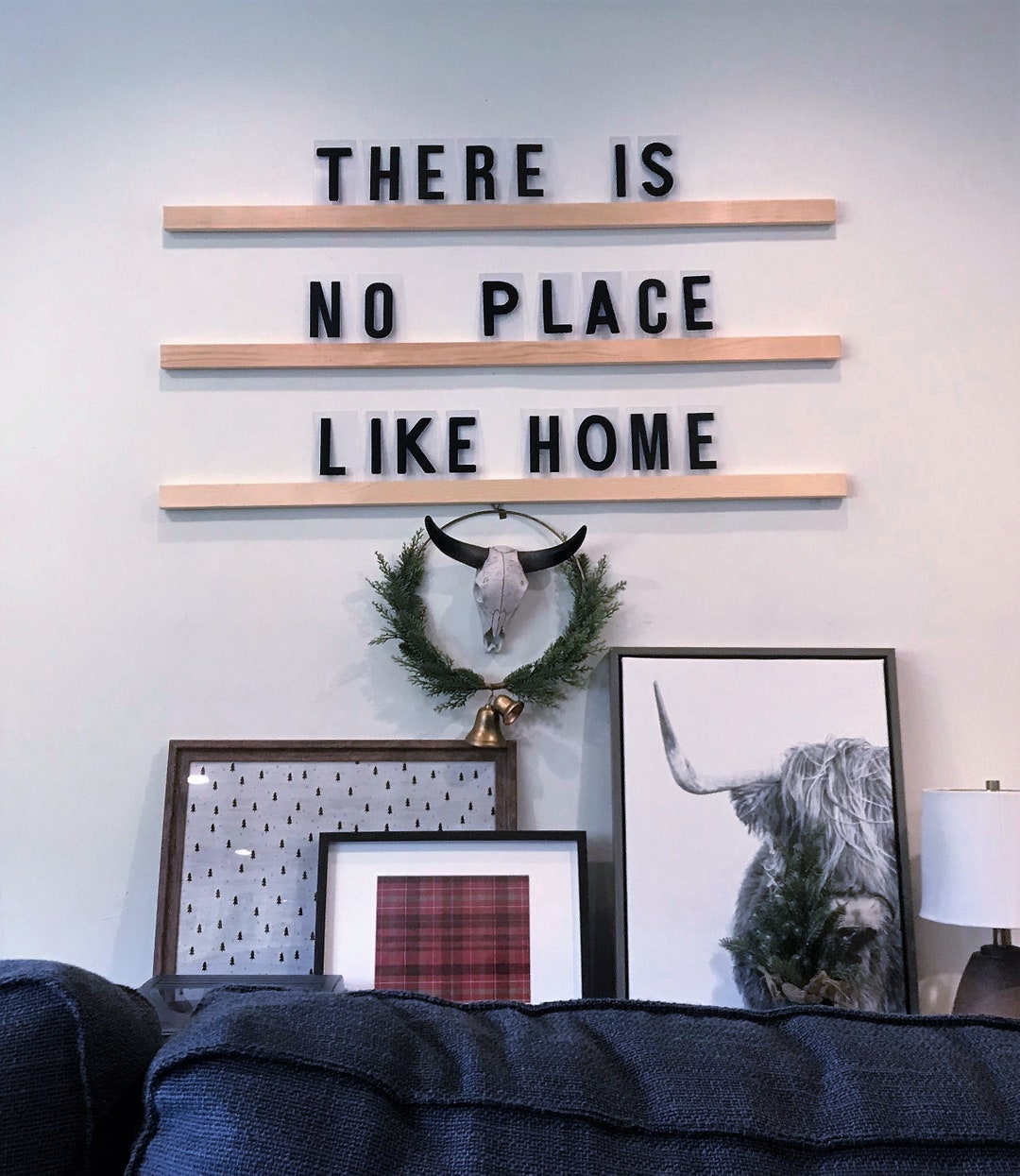 Wood Letter Board Oversized Memo Board Letter Ledge Etsy