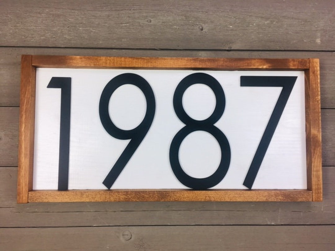 Large Address Sign Big Address Numbers Huge Address Plaque - Etsy