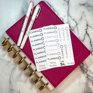Planning Time Planner Stickers
