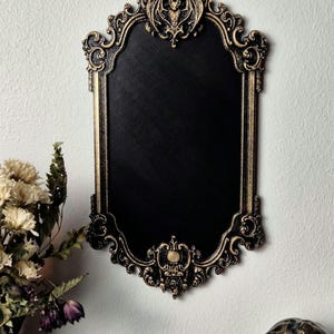 Gothic Victorian Vampire Bat Photo Frame, Macabre Frame, Gothic Wall Decor, Baroque Wall Art, Goth Wall Gallery, Goth Gift, 3D-PRINTED
