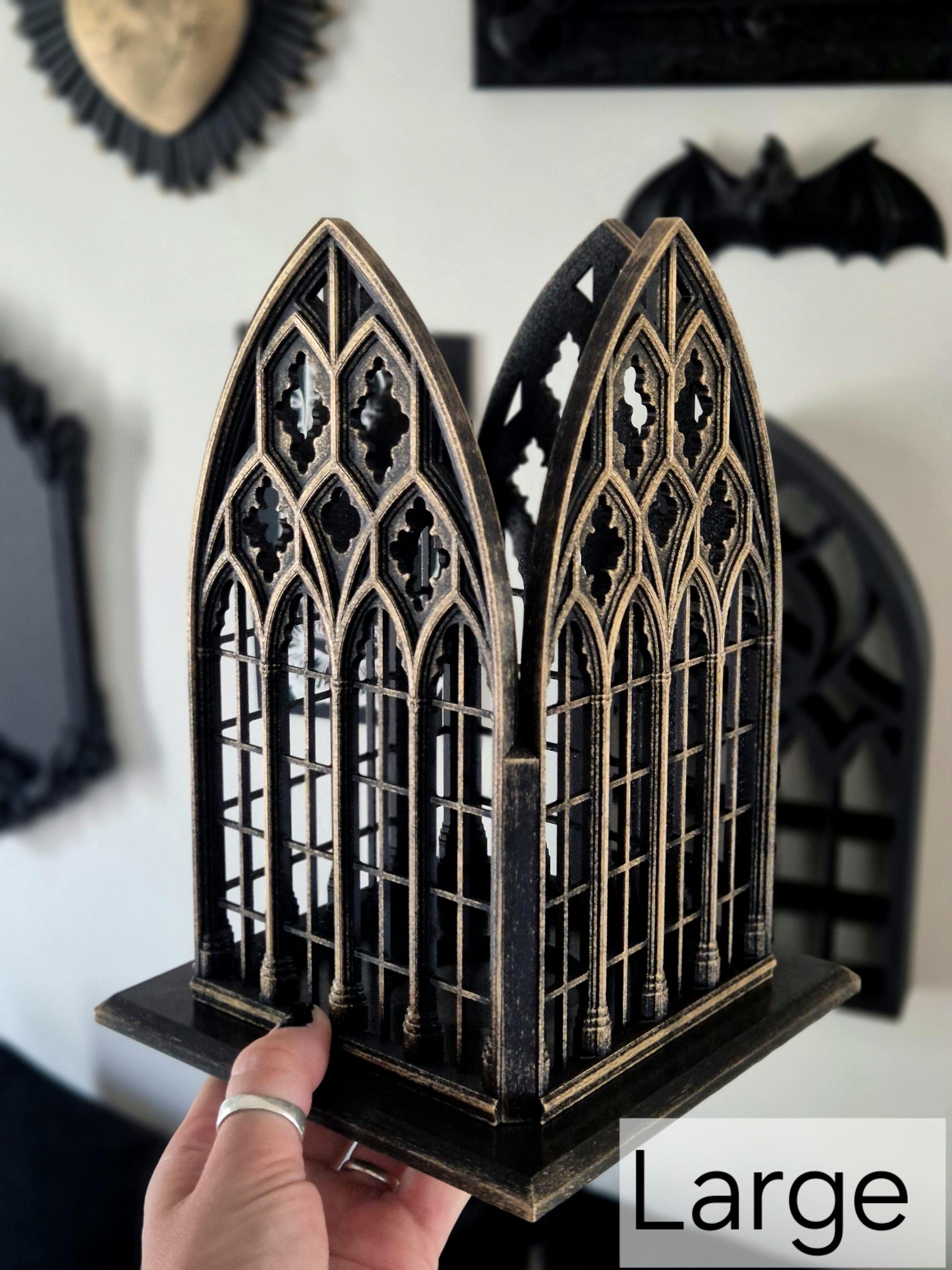 Gothic Window Lantern “santa Lucia” | 3D Printed Gothic Tea Light