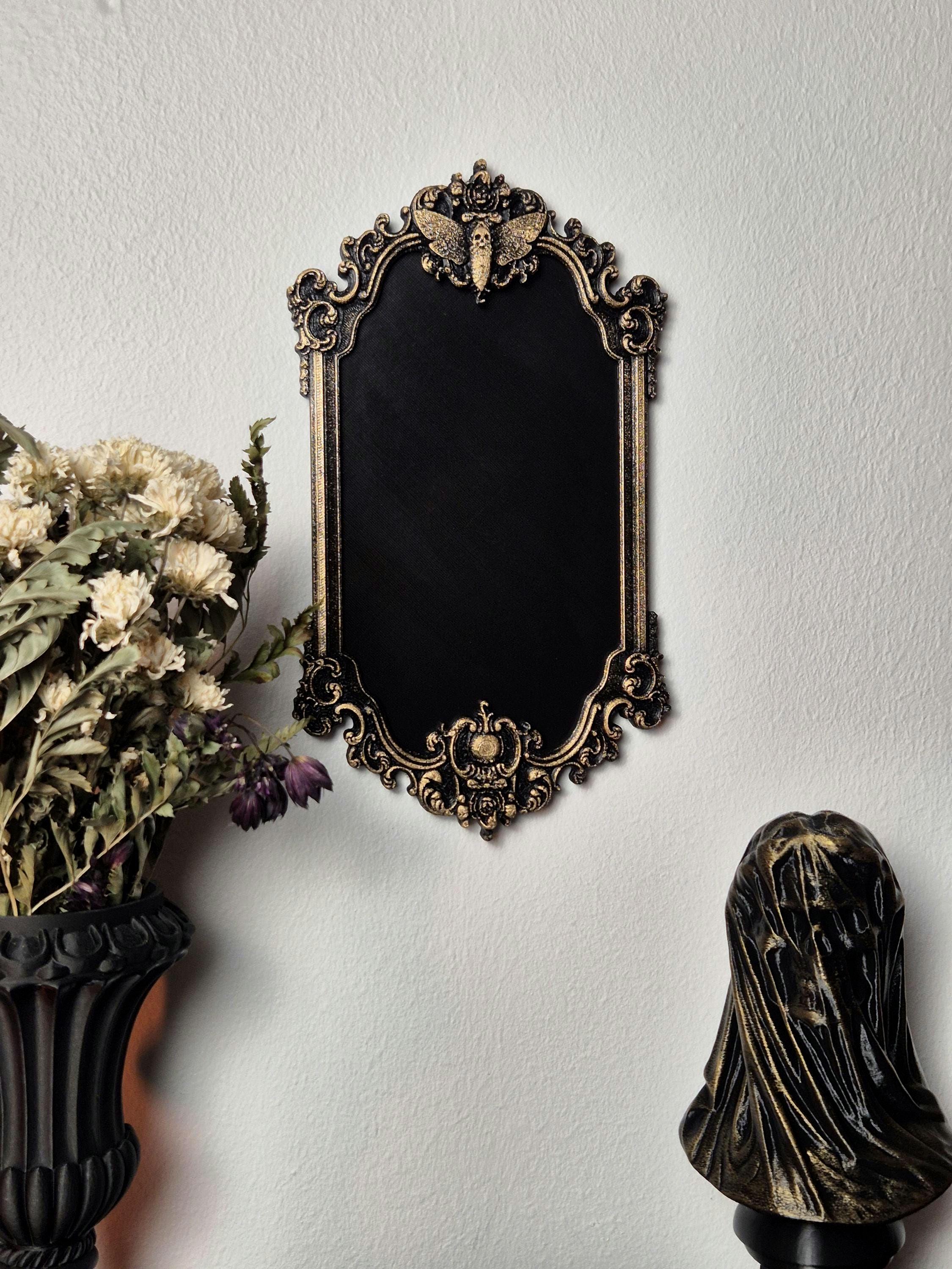 Gothic Victorian Death Moth Frame – Macabre Wall Art, Baroque Gothic ...