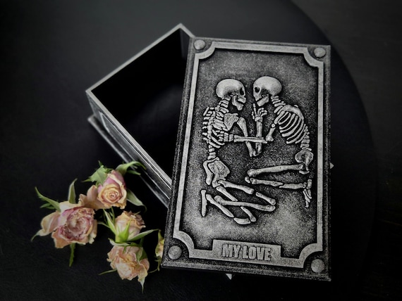Gothic Lovers Box | Tarot Card Box | 3D Printed Gothic Jewellery