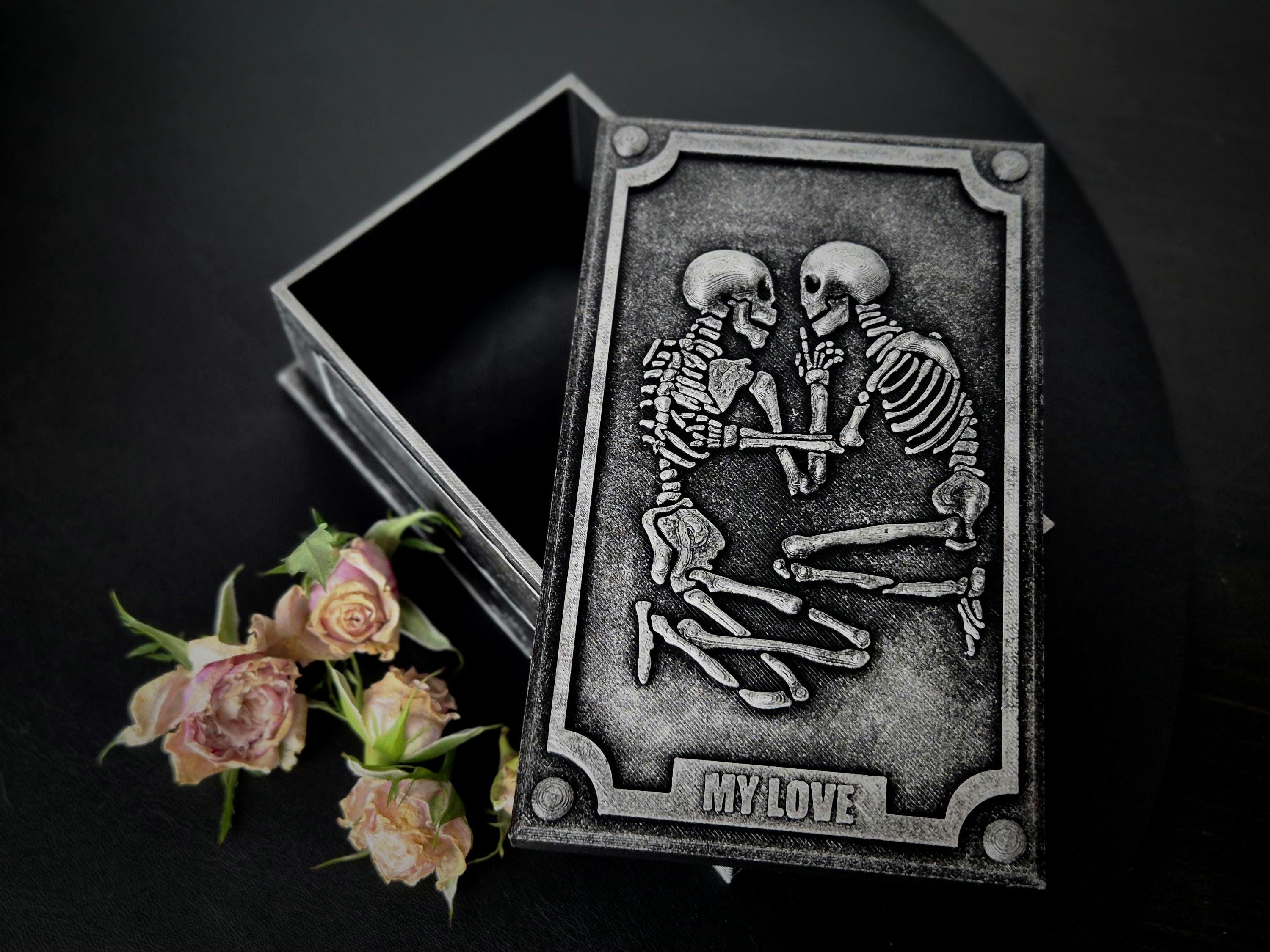 Gothic Lovers Box | Tarot Card Box | 3D Printed Gothic Jewellery