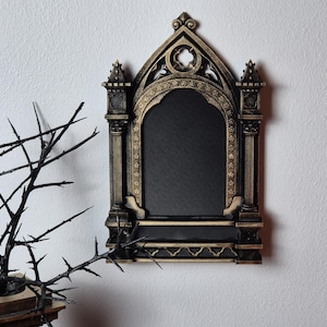Gothic Photo Frame, Victorian Frame, Gothic Standing Frame, Medieval Frame, Baroque Hanging Frame, 3D-PRINTED