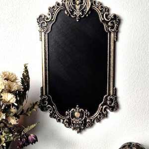 Gothic Victorian Vampire Bat Frame | Macabre Wall Decor | Baroque Gothic Art | Dark Home Gallery | Goth Gift | 3D Printed