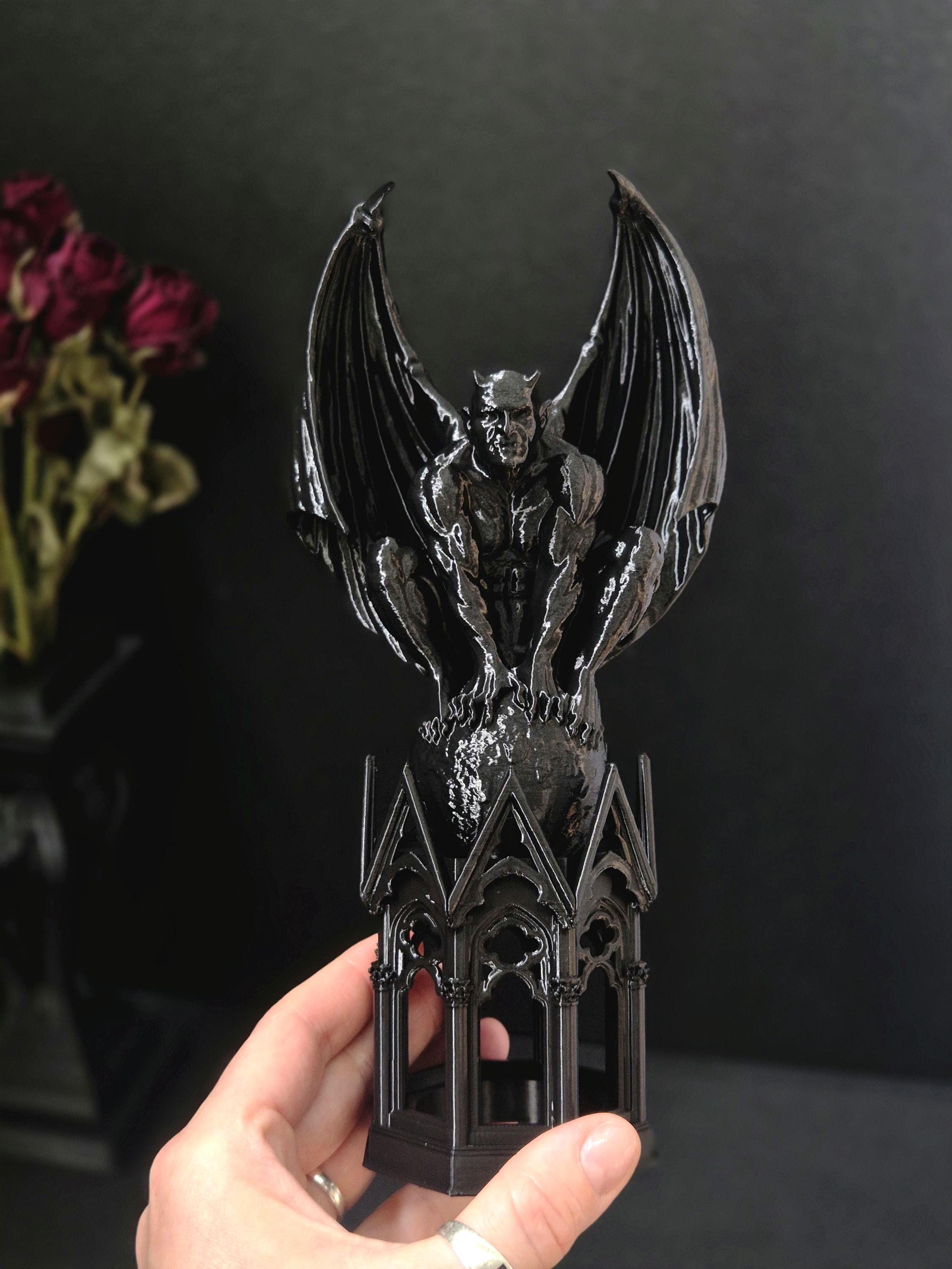 Gothic Gargoyle Tealight Holder | Demon & Devil Statue | Vampire
