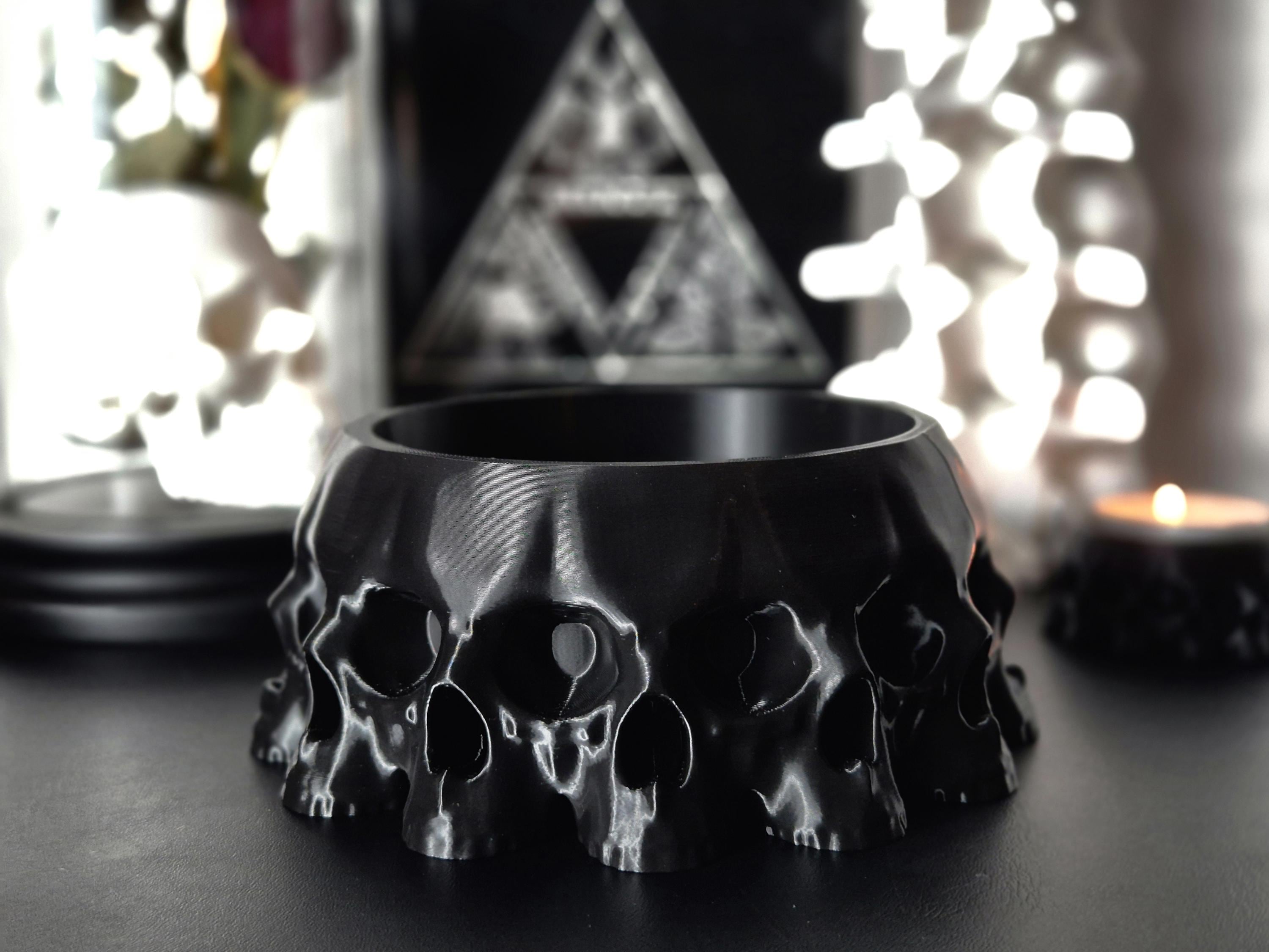 Gothic Skull Bowl 