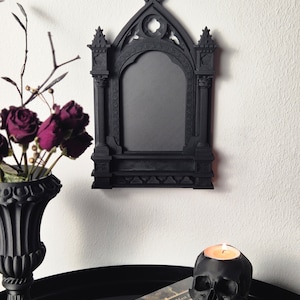 Gothic Victorian Photo Frame – Medieval Baroque 3D-Printed Wall & Standing Frame, Dark Home Decor, Gothic Gift