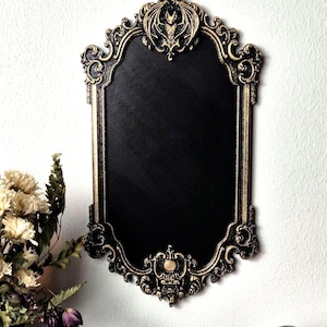 Gothic Victorian Vampire Bat Frame | Macabre Wall Decor | Baroque Gothic Art | Dark Home Gallery | Goth Gift | 3D Printed