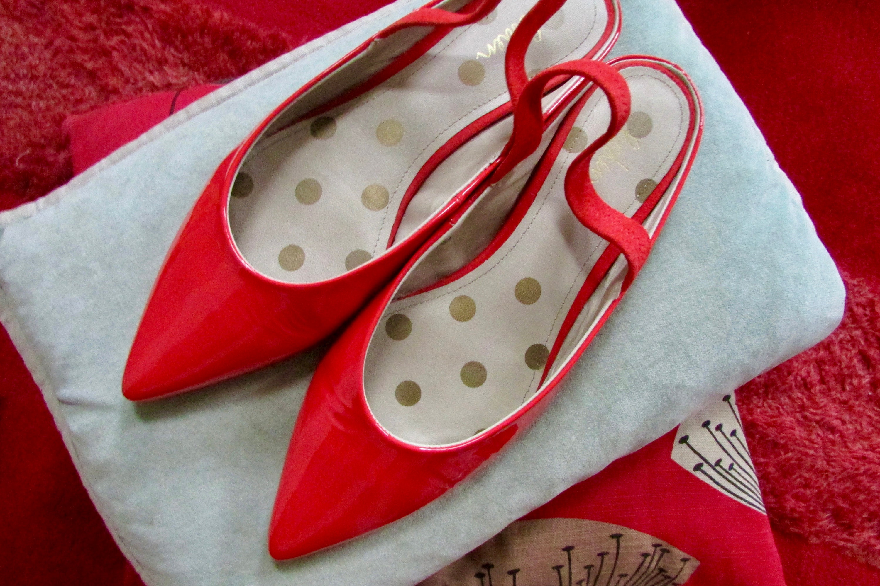 Bright Red Shoes Etsy UK