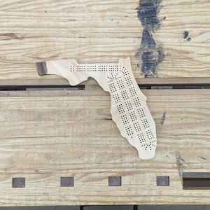 Florida State FL Cribbage Board, inklusive Wirbel!