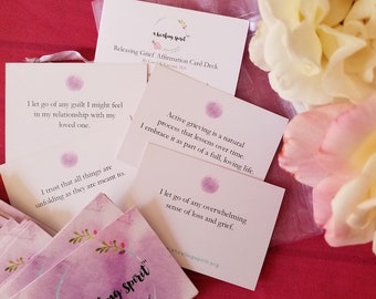 Grief support cards | grief affirmations | comfort | sympathy | condolences bereavement in memoriam