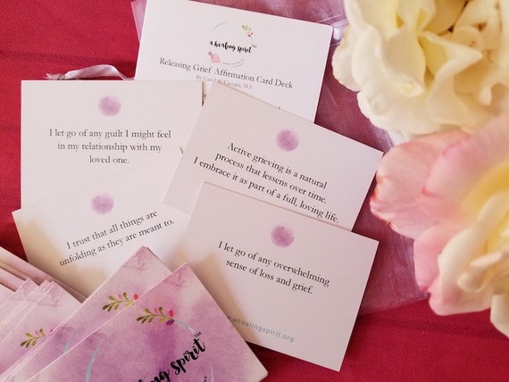 Grief support cards | grief affirmations | comfort | sympathy | condolences bereavement in memoriam