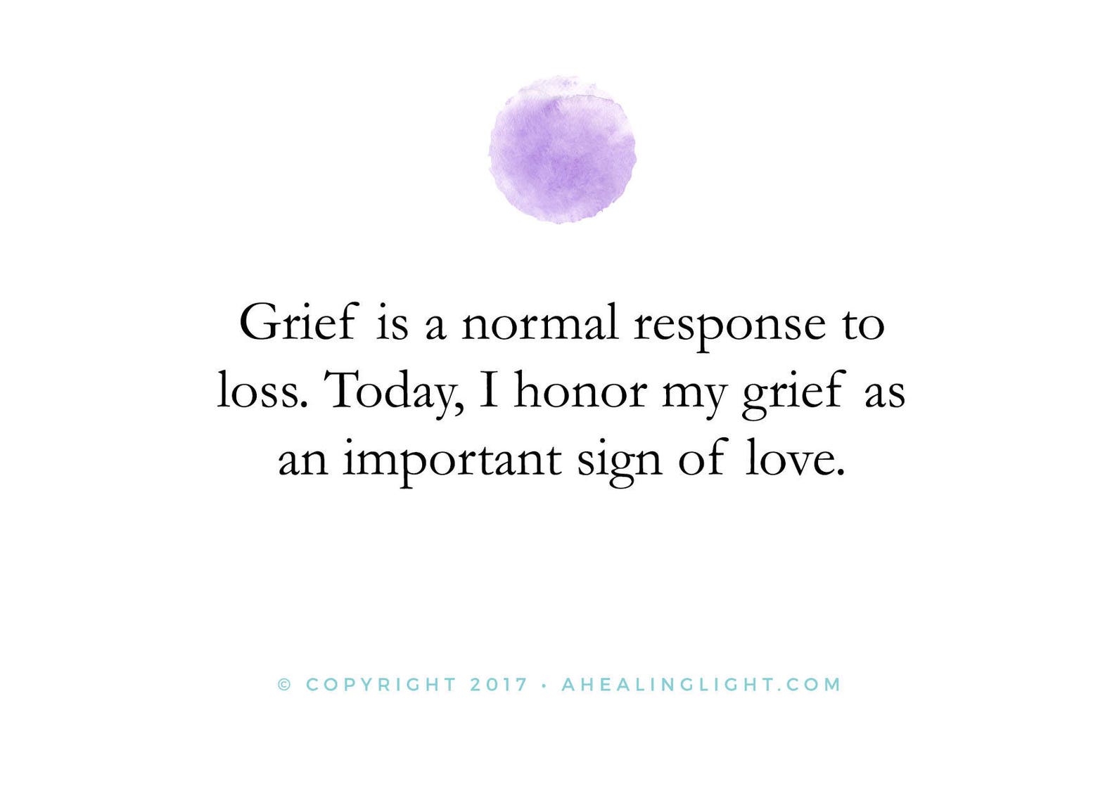 Releasing Grief Affirmation Cards | Etsy