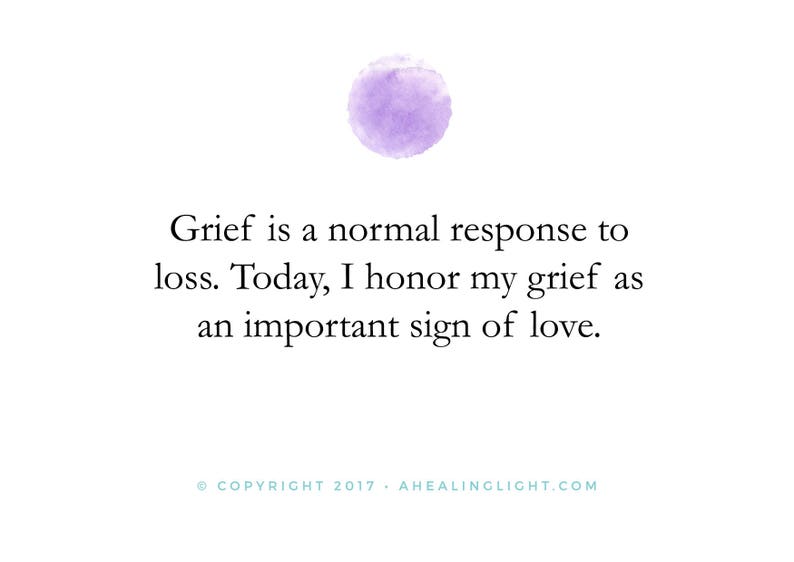 Grief support cards grief affirmations comfort sympathy condolences bereavement in memoriam image 6