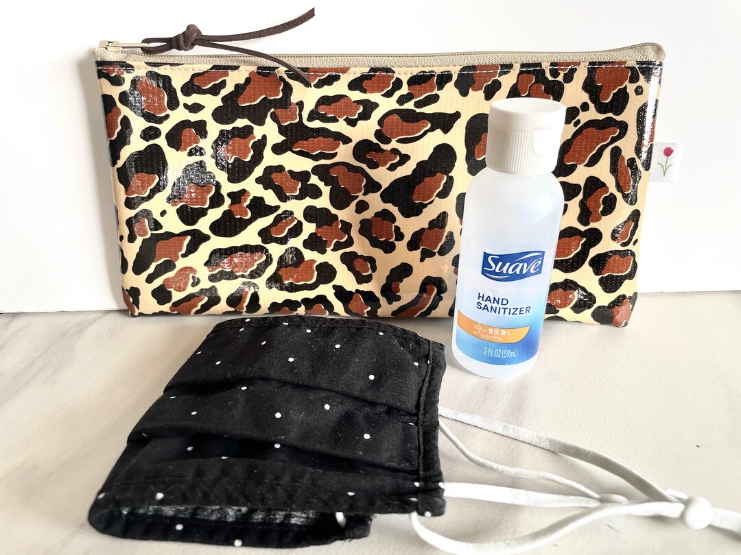 Long Oilcloth Pouch / Zipper Pouch / Pencil Pouch / Makeup Etsy