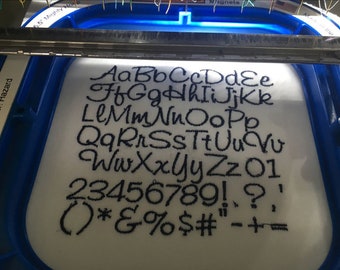 embroidery Kaleigh Font Machine Embroidery Design