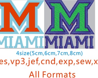 Miami embroidery  etsy Miami embroidery  etsy
