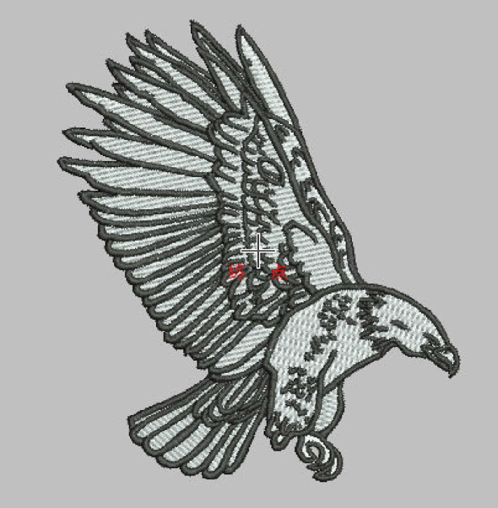 Eagle Machine Embroidery Design Embroidery Designs Etsy
