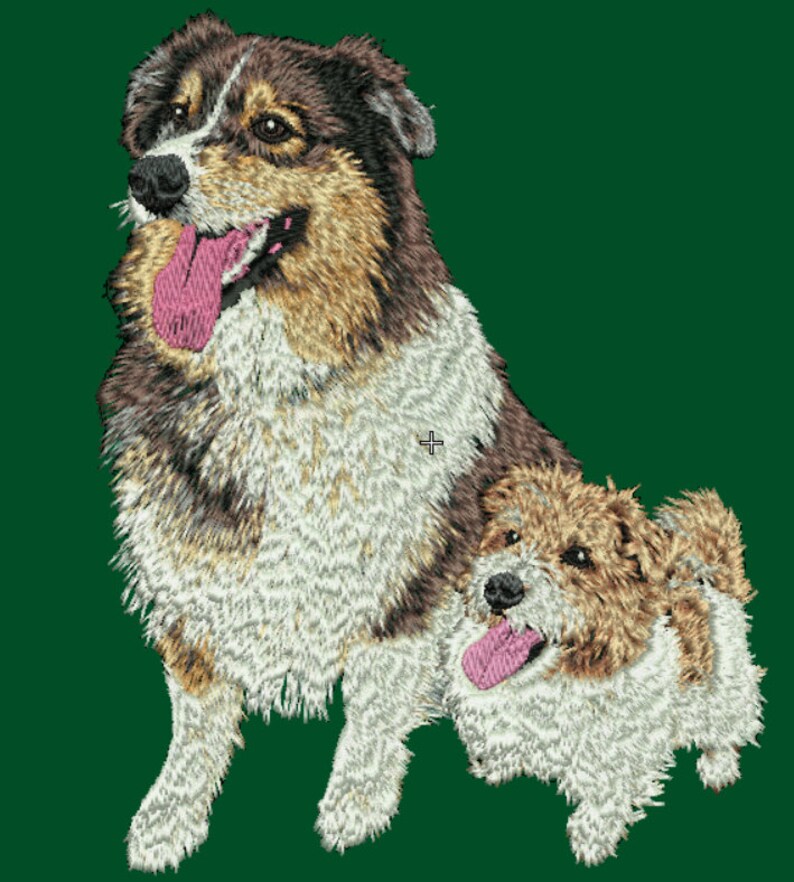 Dog embroidery design Machine embroidery design big embroidery Etsy