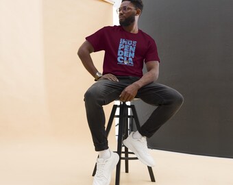 Independencia BLUE  on DARK colors- Unisex classic tee