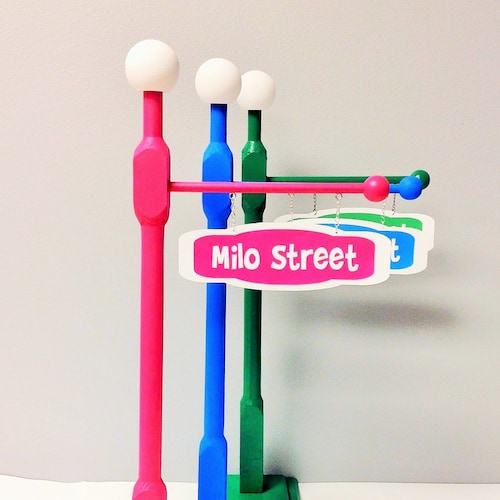 Street Sign Lamp Post 14 Inch Centerpiece Etsy