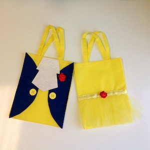 10 Pcs Beauty and The Beast  Party Bag Treat Bags Goodie Bags La Bella y La Bestia