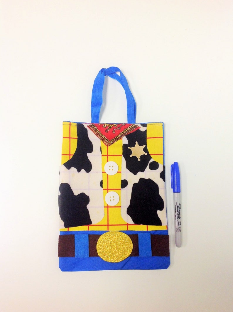 10 Pcs Toy Story Party Bag Treat Bags Goodie Bags Sheriff Etsy
