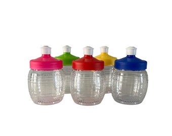 6 x 1/2 Lt - 16 oz vitroleros aguas frescas bebida favorita nuevo México  con pajitas