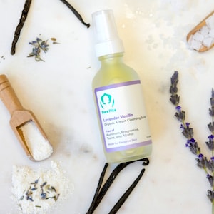 Bare Pits Organic Armpit Cleansing Serum Spray Frosted Glass 2 oz
