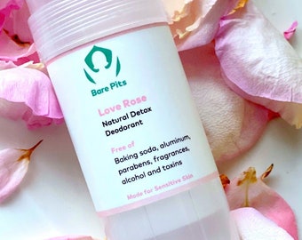 Bare Pits Natural Organic Detox Magnesium Enriched Deodorant 2.2oz EXTRA Strength