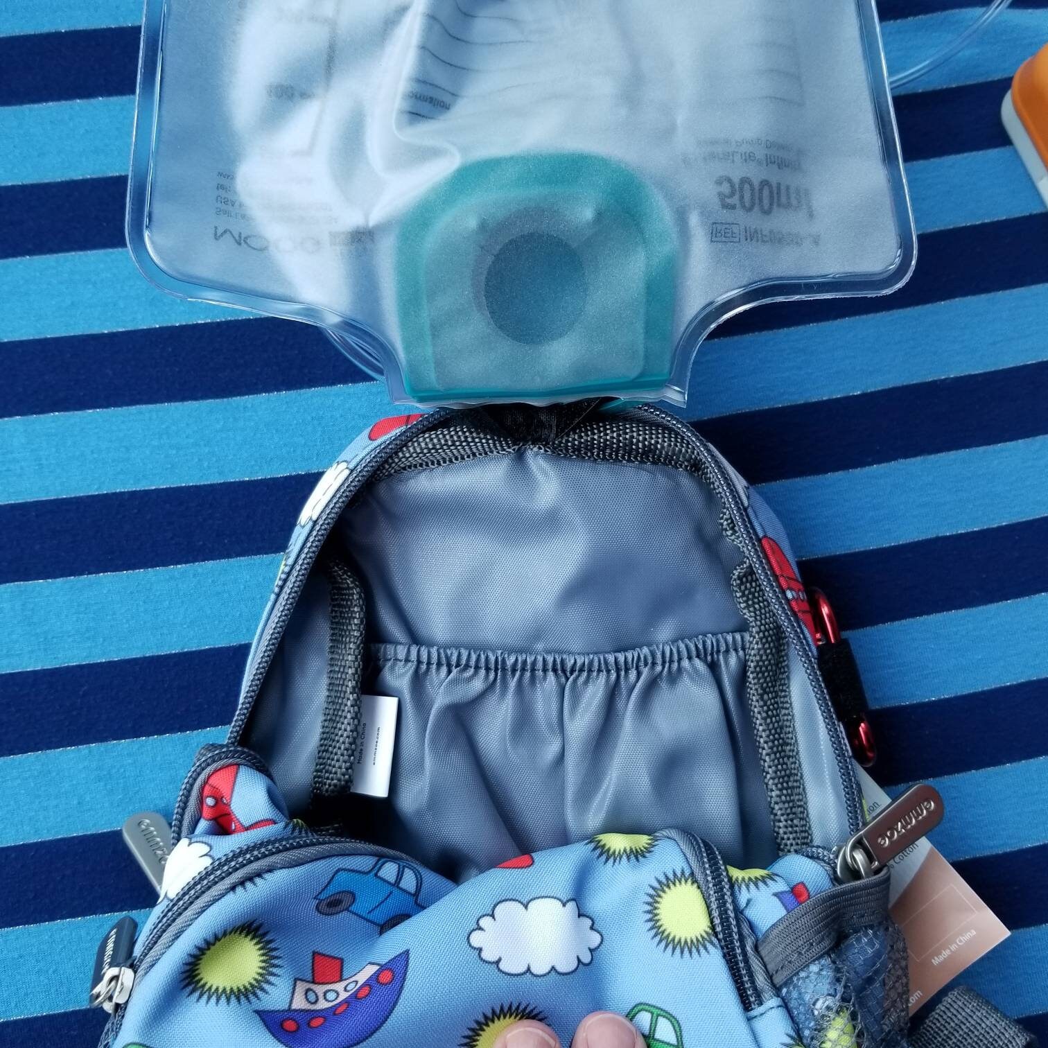 Emmzoe Toddler Backpack Modified for Feeding Tube G Tube J Etsy