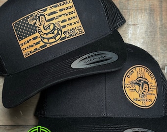 Don’t Tread On Me- Game On Patriot series trucker (snap back hat) two styles available