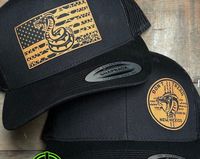Don’t Tread On Me- Game On Patriot series trucker (snap back hat) two styles available