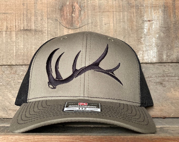 MULTIPLE COLOR CHOICES- Game On bull elk shed  (snap back)