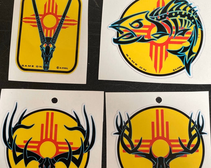 New Mexico Game On 3.5” decal