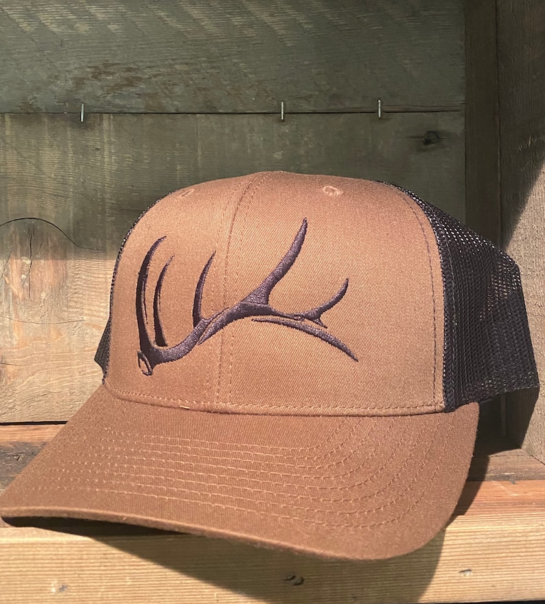 MULTIPLE COLOR CHOICES Game On bull elk shed snap back coyote brown black