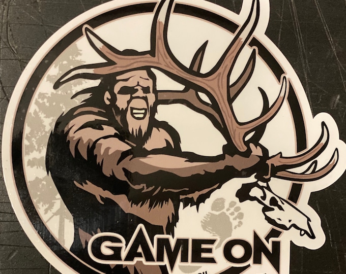 Deadhead Squatch -     GAME ON 6" or 3.5” decal